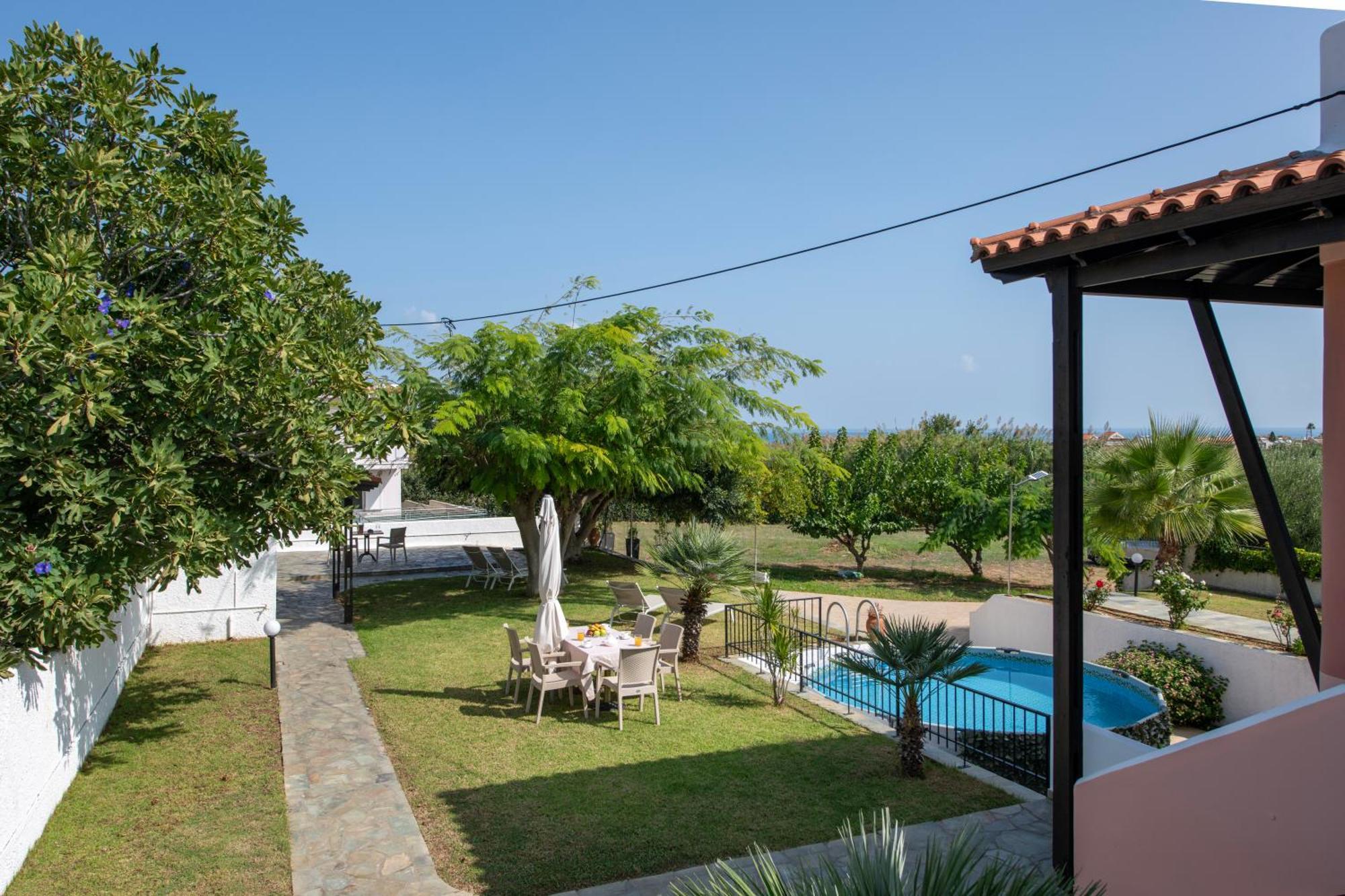 Villa Eleni 100M From The Sea Rapaniana Ngoại thất bức ảnh