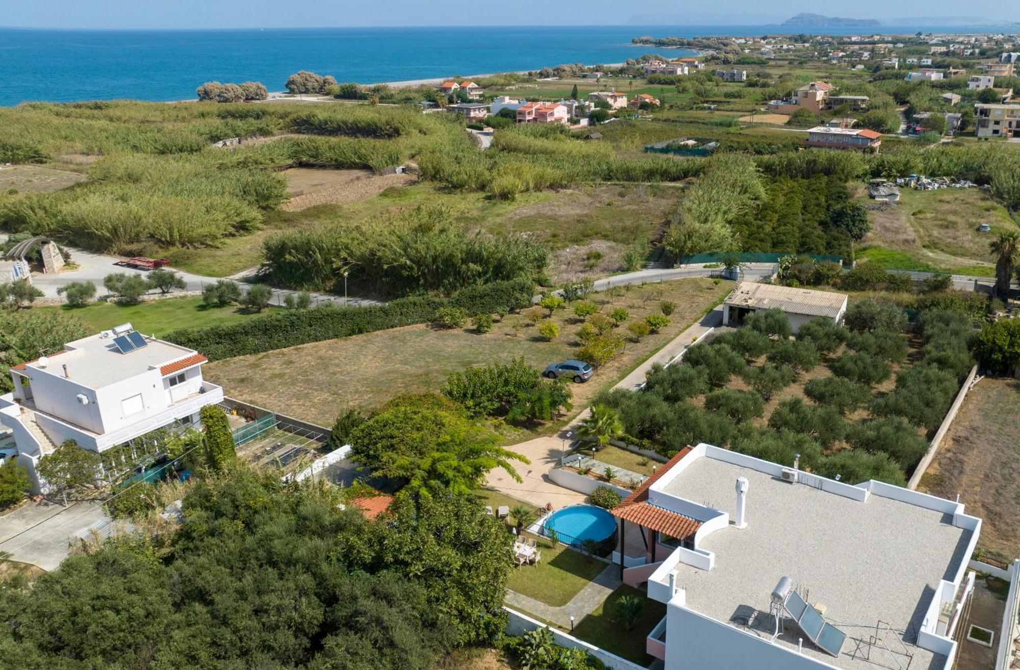 Villa Eleni 100M From The Sea Rapaniana Ngoại thất bức ảnh
