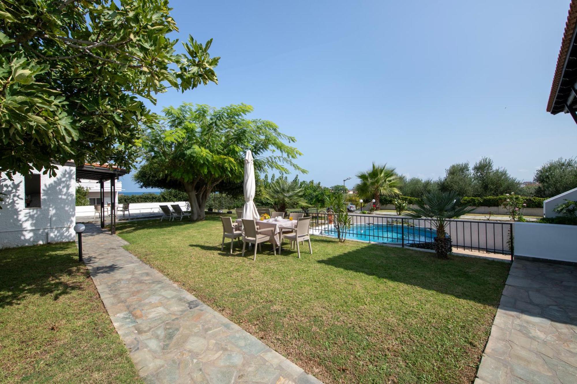 Villa Eleni 100M From The Sea Rapaniana Ngoại thất bức ảnh