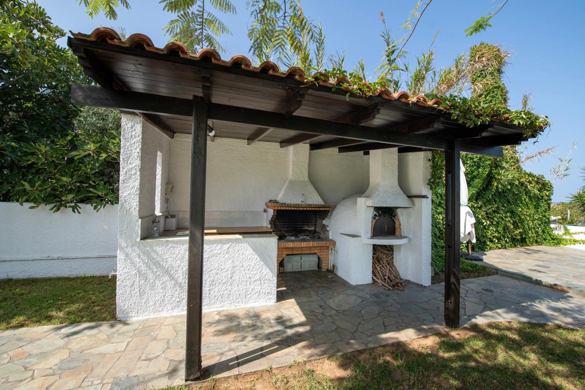 Villa Eleni 100M From The Sea Rapaniana Ngoại thất bức ảnh