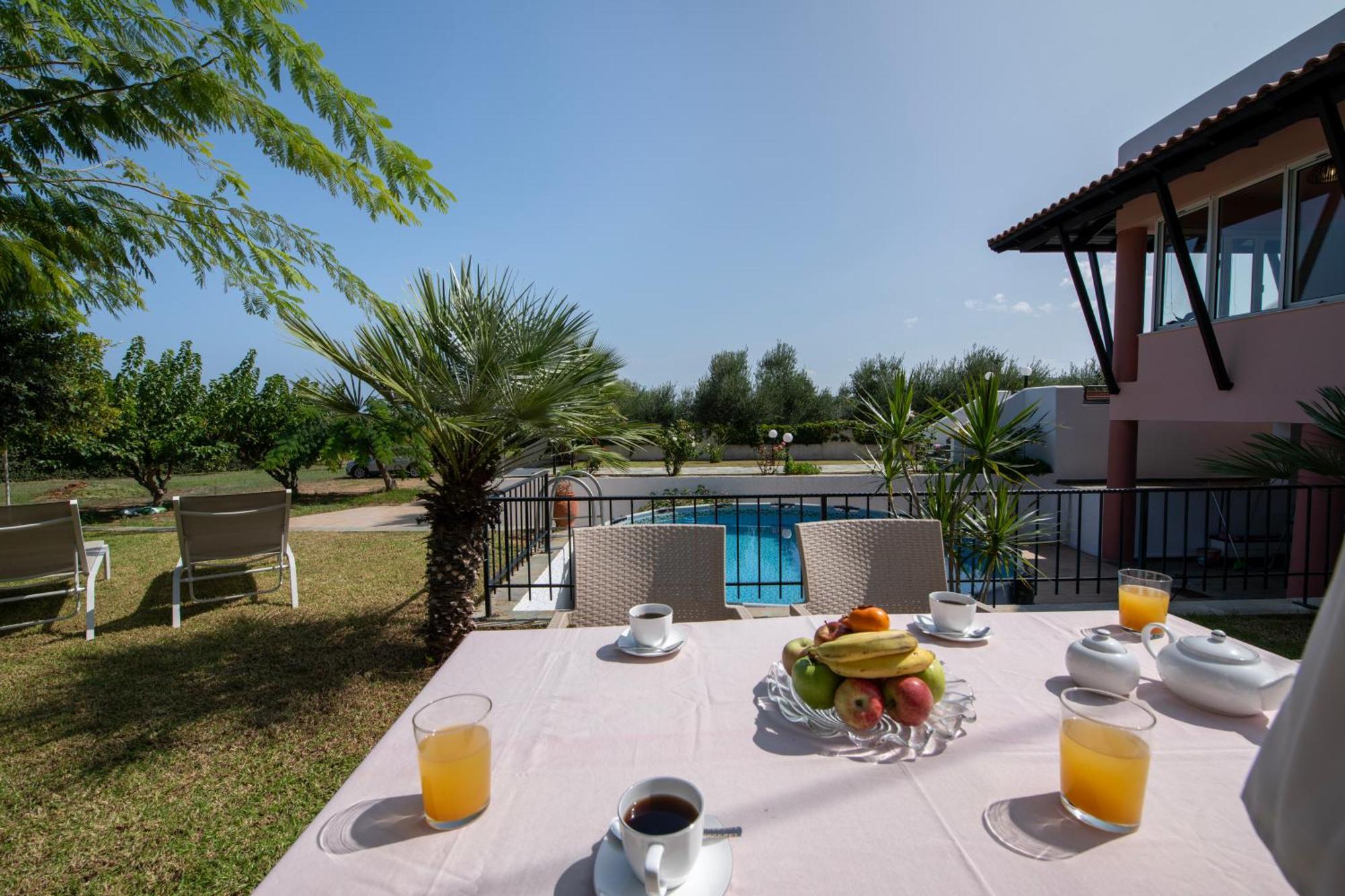 Villa Eleni 100M From The Sea Rapaniana Ngoại thất bức ảnh