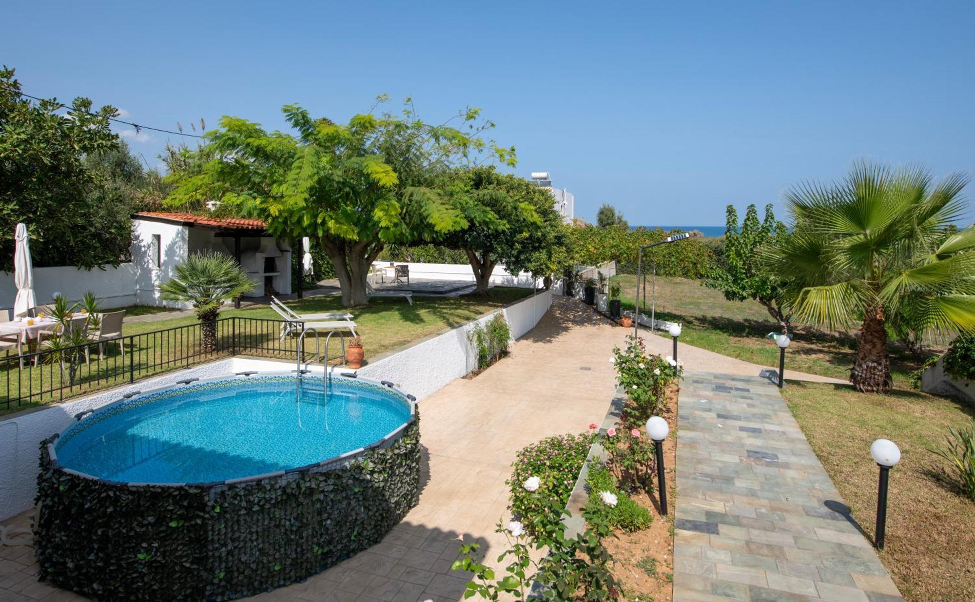 Villa Eleni 100M From The Sea Rapaniana Ngoại thất bức ảnh