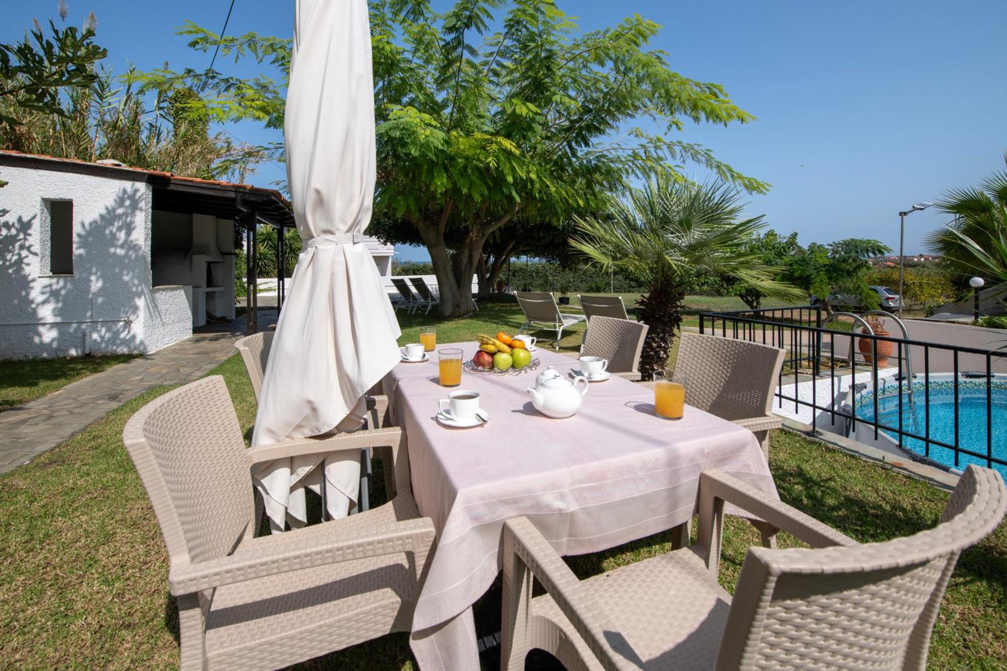 Villa Eleni 100M From The Sea Rapaniana Ngoại thất bức ảnh