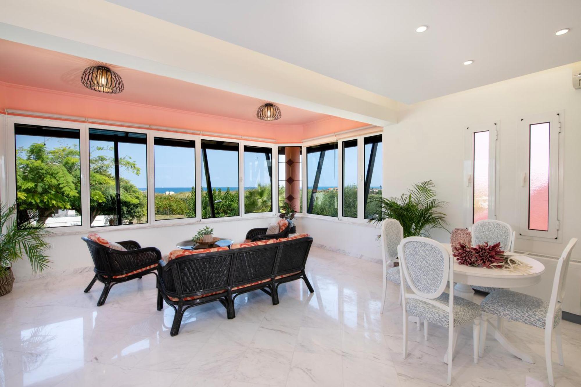 Villa Eleni 100M From The Sea Rapaniana Ngoại thất bức ảnh