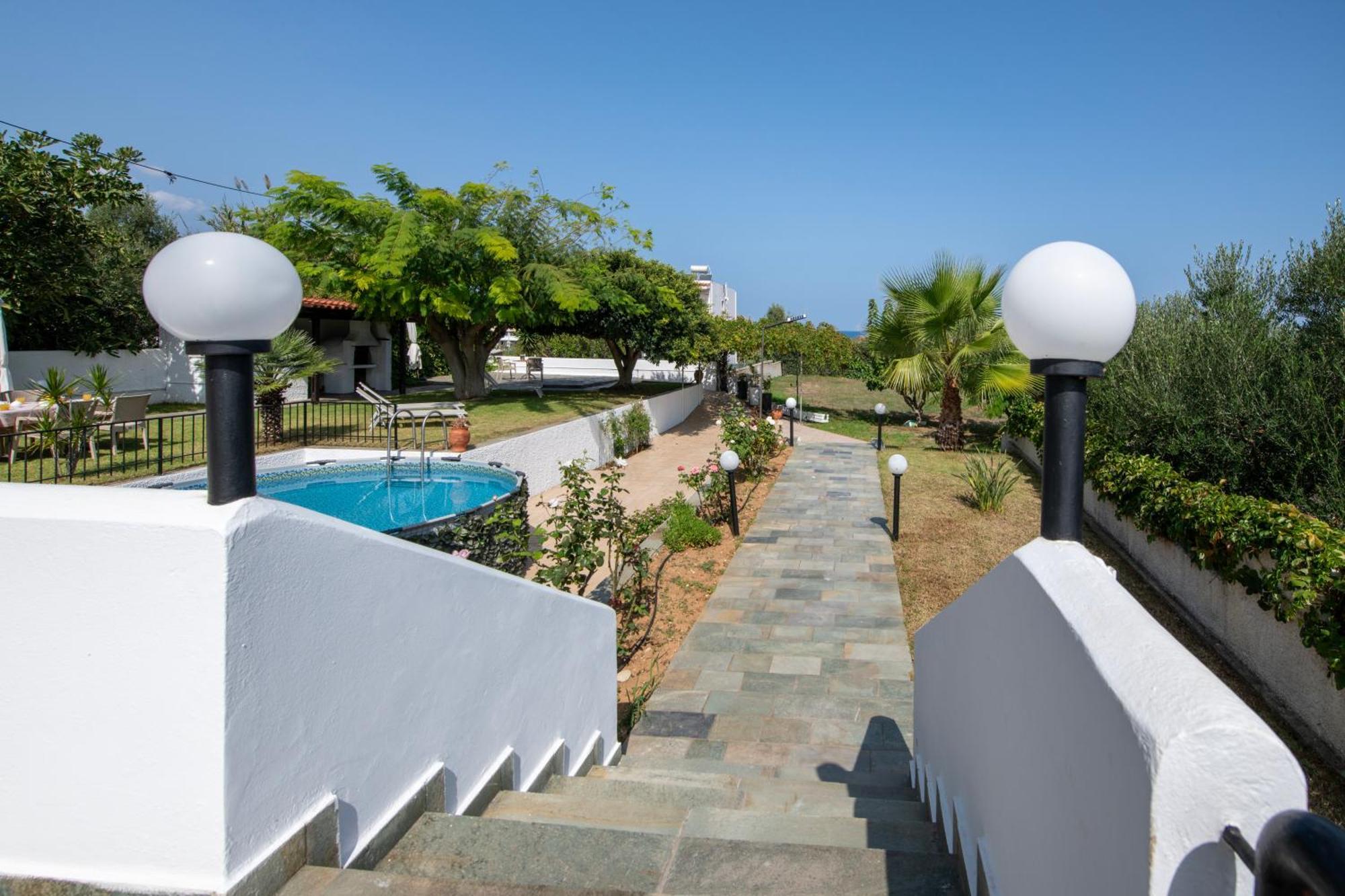 Villa Eleni 100M From The Sea Rapaniana Ngoại thất bức ảnh