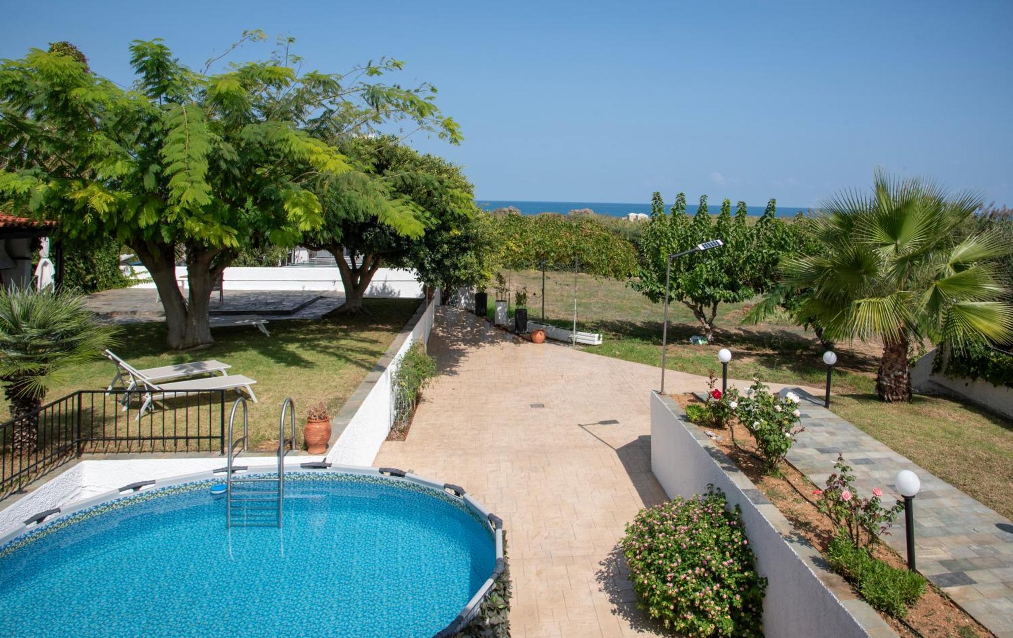 Villa Eleni 100M From The Sea Rapaniana Ngoại thất bức ảnh